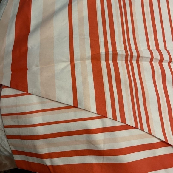 NWT Alex Marie Striped Crossover Slit Asymmetrical Petal Pencil Skirt - Picture 3 of 6